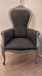 Stoel barok style Grey wash, Huis en Inrichting, Fauteuils, Ophalen, Gebruikt