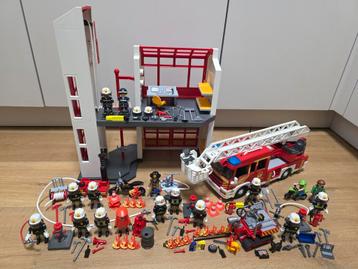 Playmobil 5361 brandweerkazerne, ladderwagen en veel meer beschikbaar voor biedingen