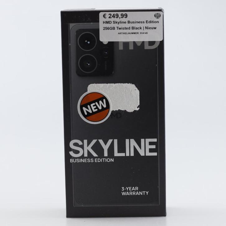 HMD Skyline Business Edition 256GB Twisted Black | Nieuw, Telecommunicatie, Mobiele telefoons | Overige merken, Zo goed als nieuw