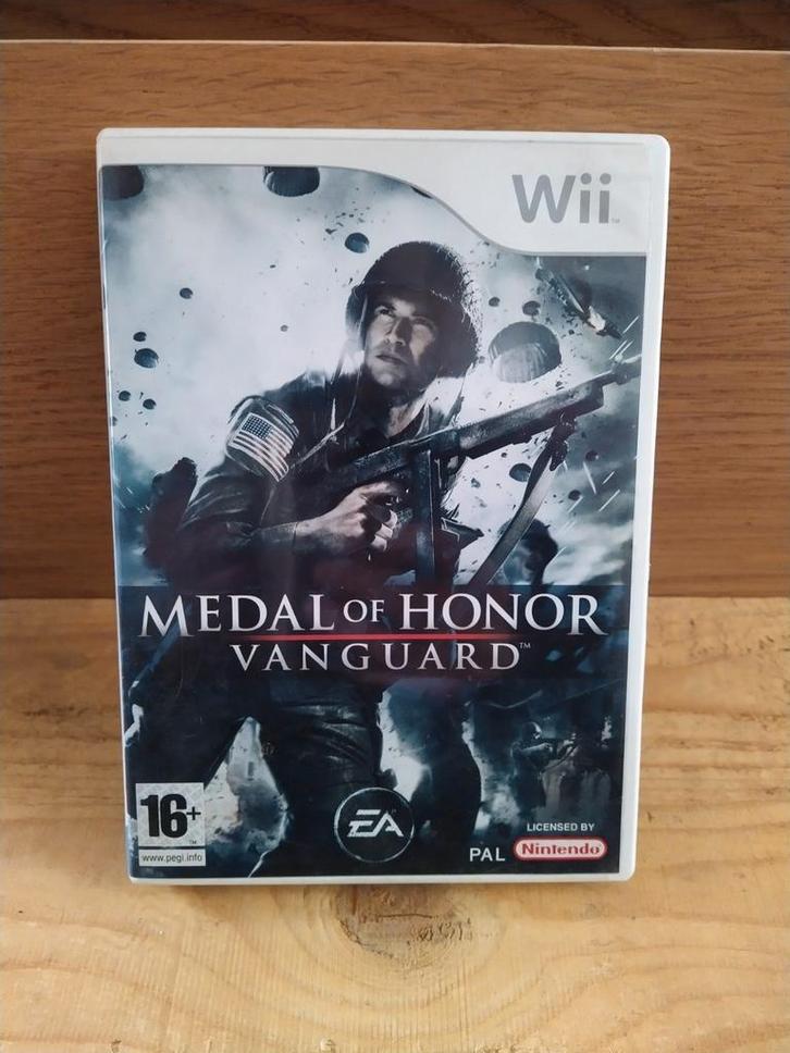 Wii game. Medal of Honor. Vanguard., Spelcomputers en Games, Games | Nintendo Wii, Zo goed als nieuw, Shooter, 1 speler, Vanaf 16 jaar
