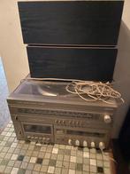 Vintage Muziekinstallatie met Platenspeler, Overige merken, Gebruikt, Cassettedeck, Losse componenten