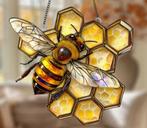 Raamhanger Bij tegen Honingraat, Tuin en Terras, Ophalen of Verzenden, Nieuw