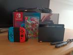 Nintendo Switch + Splatoon 2 + 64GB microSD, Ophalen of Verzenden, Gebruikt, Switch Original