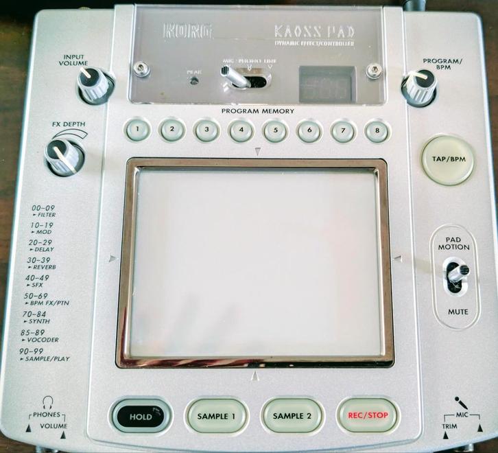 Korg Kaoss Pad - Dynamic Effect Controller, Muziek en Instrumenten, Effecten, Gebruikt, Multi-effect, Ophalen of Verzenden