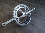 Retro crankstel (2 bladen) met bottom bracket, Fietsen en Brommers, Ophalen of Verzenden, Gebruikt, Racefiets, Crankstel of Pedalen