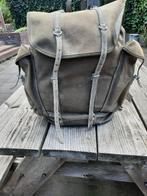 Vintage bergrugzak met leren riem, Verzamelen, Militaria | Algemeen, Ophalen of Verzenden, Landmacht, Nederland, Overige typen