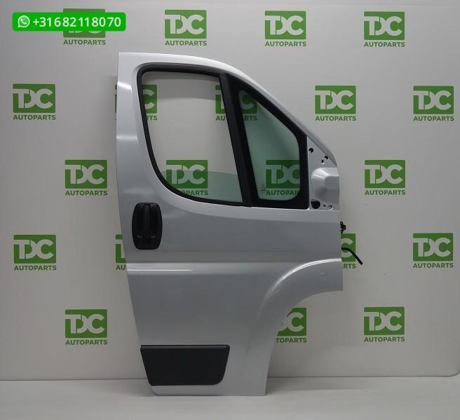 Fiat Ducato ('06-'19) Voorportier rechts zilvergrijs, Auto-onderdelen, Carrosserie en Plaatwerk, Deur, Fiat, Voor, Rechts, Gebruikt