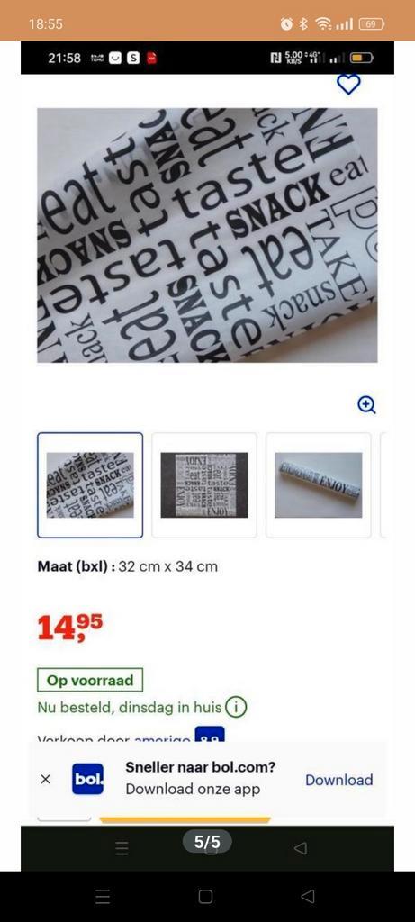 Te koop 24 x take dis broodwikkel, Huis en Inrichting, Overige Huis en Inrichting, Nieuw, Ophalen of Verzenden