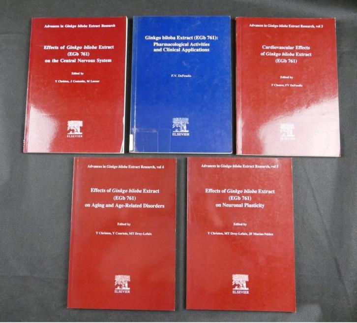 5 x Ginkgo biloba, Boeken, Wetenschap, Gelezen, Natuurwetenschap, Ophalen of Verzenden