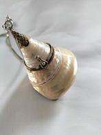 Antieke edwardiaanse mother of Pearl Snuif doosje, Antiek en Kunst, Verzenden, Zilver