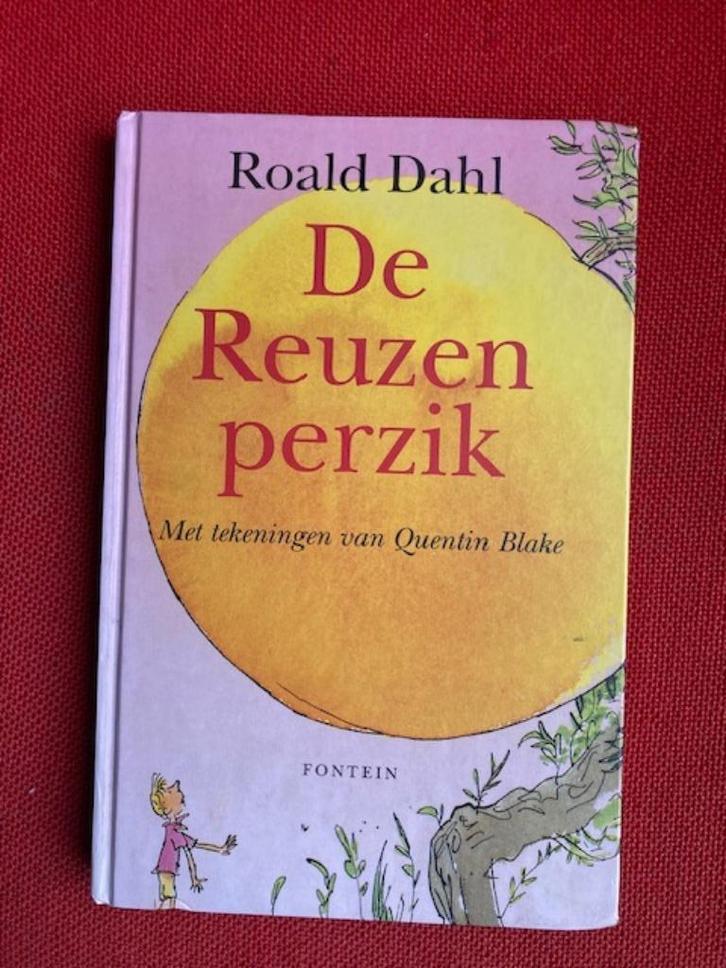 De reuzenperzik - Roald Dahl, Boeken, Kinderboeken | Jeugd | onder 10 jaar, Gelezen, Fictie algemeen, Ophalen of Verzenden