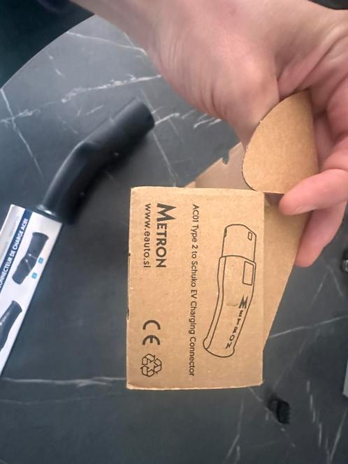 Type 2 naar Schuko adapter voor oa Opel Rocks-e /Citroën Ami, Auto-onderdelen, Accu's en Toebehoren, Citroën, Ophalen of Verzenden