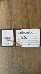 Cadeaubon De ruiterhoek Nieuw Weerdingen, Ophalen of Verzenden, Nieuw, Overige soorten, Overige typen