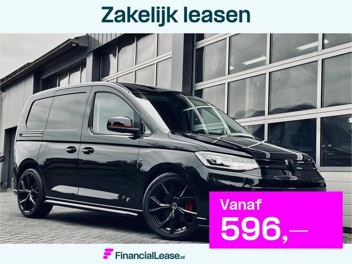 Volkswagen Caddy Cargo 2.0 TDI DSG | Black Edition | LED | L, Auto's, Bestelauto's, Bedrijf, Lease, Financial lease, ABS, Achteruitrijcamera
