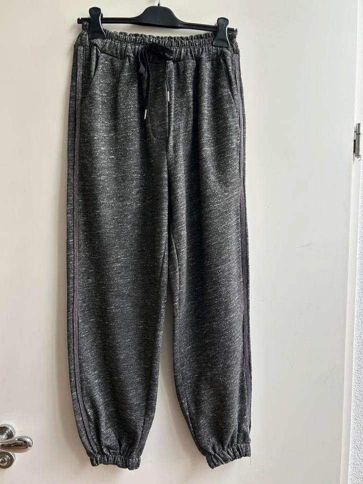 LUMINA jogging grijs met bies mt S/Men mt M/L, Kleding | Dames, Broeken en Pantalons, Nieuw, Maat 38/40 (M), Grijs, Lang, Verzenden