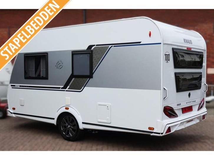 Knaus Sport E Sel. 400 LK Airco Mover VT 1500KG Stapelbedden, Caravans en Kamperen, Caravans, Bedrijf, tot en met 4, 750 - 1000 kg