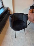 Velvet kuipstoelen, 4 zwart, 2 rose, Huis en Inrichting, Stoelen, Ophalen, Zo goed als nieuw, Zwart, Eén