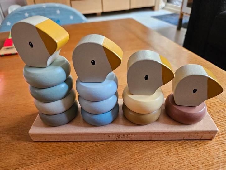 Litttle dutch stapelaar little goose family, Kinderen en Baby's, Speelgoed | Houten speelgoed, Nieuw, Overige typen, Ophalen of Verzenden
