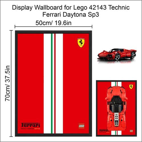 Display Wallboard for Lego 42143 Technic Ferrari Daytona SP3, Kinderen en Baby's, Speelgoed | Duplo en Lego, Nieuw, Ophalen of Verzenden