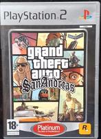 GTA San Andreas PS2 + poster, Avontuur en Actie, Vanaf 18 jaar, 1 speler, Ophalen of Verzenden