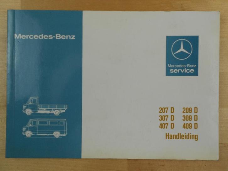 Mercedes 207 209 307 309 407 Instructieboek 1984 Handleiding, Auto diversen, Handleidingen en Instructieboekjes, Ophalen