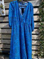 Norah jurk blauw met zebra print maar 48 NIEUW, Blauw, Maat 46/48 (XL) of groter, Nieuw, Ophalen of Verzenden