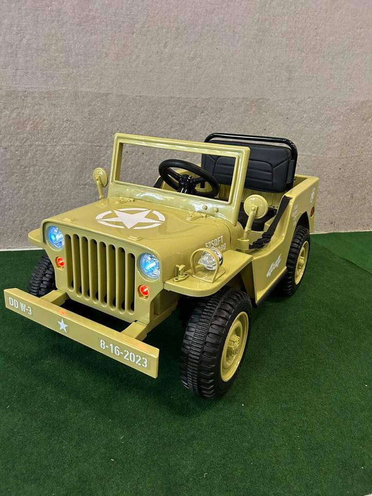 Nieuwe electrische jeep voor kinderen met afstandsbediening, Kinderen en Baby's, Speelgoed | Buiten | Accuvoertuigen, Nieuw, Ophalen