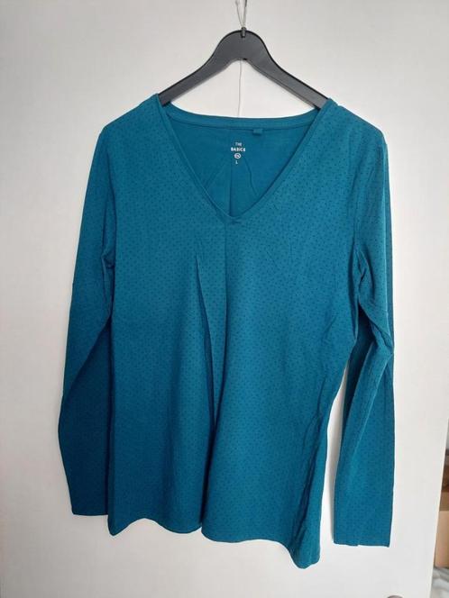 shirt mt L (C&A)strepen basics stretch m.l.m.petrol-zw NIEUW, Kleding | Dames, T-shirts, Nieuw, Maat 42/44 (L), Blauw, Lange mouw