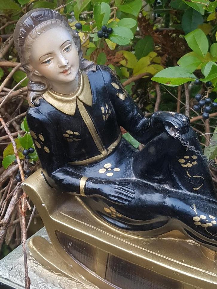 Prachtig Art Deco schouwbeeld (1e helft vorige eeuw)brocante, Antiek en Kunst, Antiek | Keramiek en Aardewerk, Ophalen of Verzenden