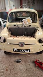 Fiat 600 0.8 E 1968 Wit moi gerestaureerd, Auto's, Fiat, 4 cilinders, Wit, Bruin, Handgeschakeld