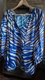 Blouse Paprika Maat 50, Blauw, Maat 46/48 (XL) of groter, Ophalen of Verzenden, Zo goed als nieuw