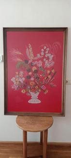 Mooi schilderij in lijst, geborduurd., Ophalen