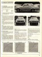 Autovisie test Opel Ascona 1.9 SR November 1973, Boeken, Auto's | Folders en Tijdschriften, Gelezen, Opel, Verzenden