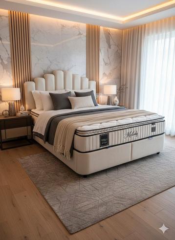 Boxspring parel 160cm met opbergruimte  beschikbaar voor biedingen