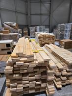 5 pallets houten balken voor bouwen of branden, Doe-het-zelf en Verbouw, Hout en Planken, Ophalen, Zo goed als nieuw, Balk, Vuren