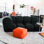 OUT - Objekte unserer Tage - Sander Sofa - 2,5-zits - Groen, Ophalen, 100 tot 125 cm, Stof, 200 tot 250 cm