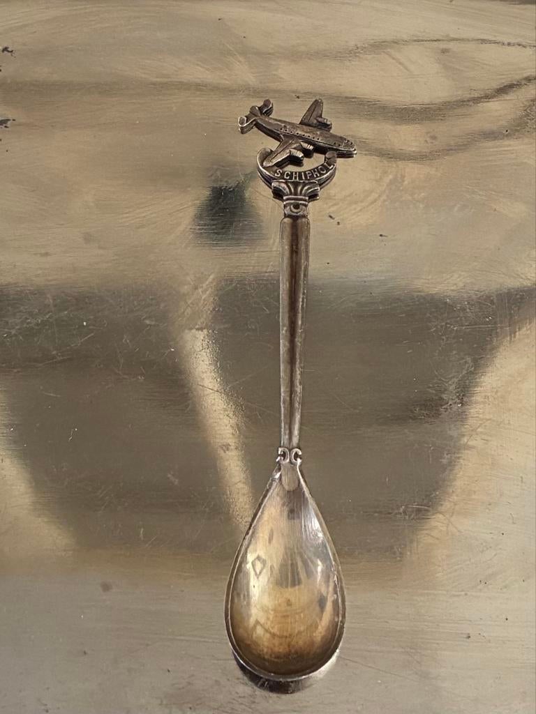 souvenirlepel Schiphol vliegtuig, Ophalen of Verzenden