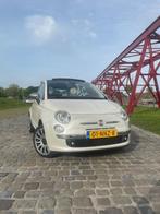 Fiat 500C 1.2 Lounge | Automaat | Cabrio | D.riem | P.sens., Auto's, Fiat, Origineel Nederlands, Te koop, Beige, Benzine