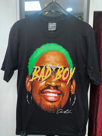 Dennis rodman 91 t-shirt maat L 2kanten opdruk beschikbaar voor biedingen