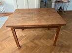 Vintage eiken eettafel uitschuifbaar, Huis en Inrichting, Tafels | Eettafels, Ophalen, 50 tot 100 cm, Vijf personen of meer, Jaren 50 en 60