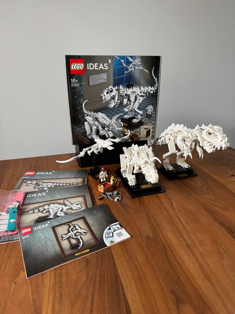 LEGO Ideas 21320 Dinosaur Fossil Set - Nieuwstaat!, Ophalen of Verzenden, Zo goed als nieuw, Complete set, Lego