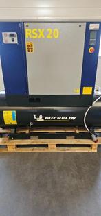 Michelin 20 PK 500 Liter Schroefcompressor Met Droger RSX 20, 800 liter/min of meer, Ophalen of Verzenden, Zo goed als nieuw, Geluidgedempt