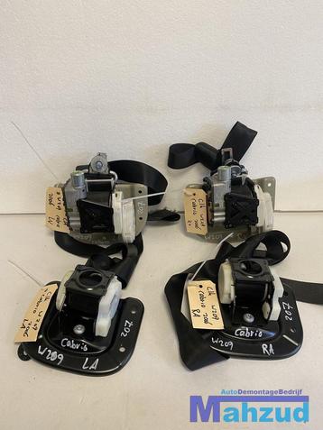MERCEDES CLK W209 CABRIO Gordel set links rechts voor achter beschikbaar voor biedingen