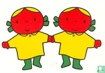 Dick Bruna Kinderpostzegelkaart ongelopen 1969 2 meisjes beschikbaar voor biedingen