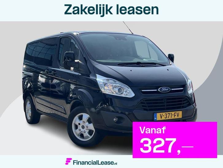 Ford Transit Custom 290 2.0 TDCI L1H1 Limited DC 170pk Zuid, Auto's, Bestelauto's, Bedrijf, Lease, Financial lease, ABS, Airbags