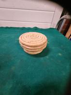 slang in mand vintage hout en riet, Huis en Inrichting, Woonaccessoires | Schalen en Manden, Ophalen of Verzenden