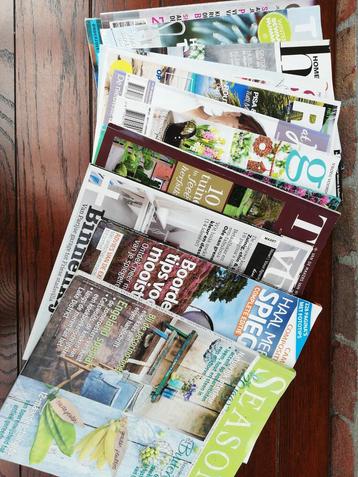 Diverse dikke mooie tijdschriften beschikbaar voor biedingen