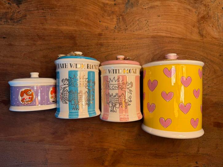 Blond Amsterdam set pot 4x nieuw 🍯🍭🎀, Huis en Inrichting, Keuken | Servies, Nieuw, Schaal of Schalen, Blond Amsterdam, Aardewerk