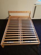 Net houten bed 140 x 200, Ophalen, Tweepersoons, 140 cm, Zo goed als nieuw