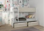 Jules stapelbed met twee lades - 90x200 - Wit
